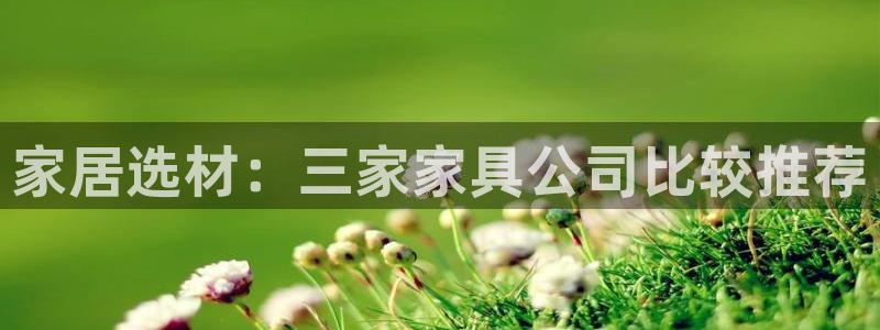 龙八国际登录f68点top：家居选材：三家家具公司比较推荐